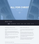 The website which was only a very short time on the web: "All for Christ" at Mozello company